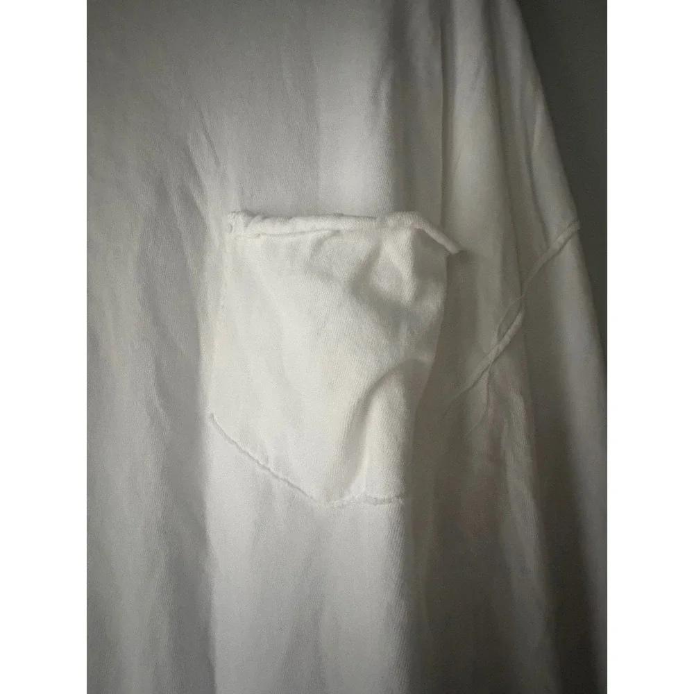 Free People We The Free Fade Into You White Long‎ Sleeve Top Size Large